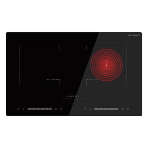 Bếp Điện Từ Kết Hợp Hồng Ngoại Junger SIS-66 | Lắp Âm/Dương 2 Vùng Nấu