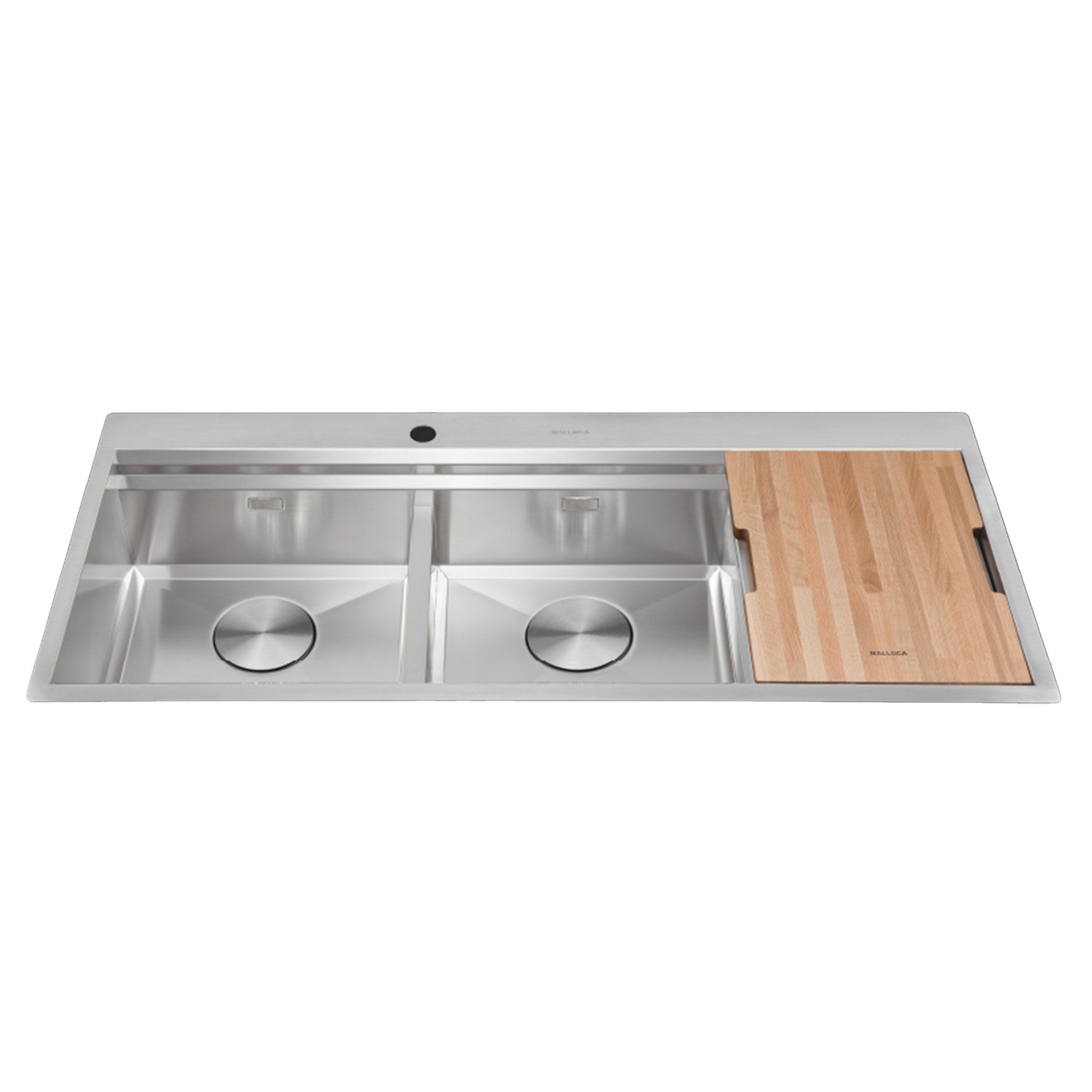 Chậu Rửa Bát 2 Hố Inox 304 Malloca Slide MS 1162R