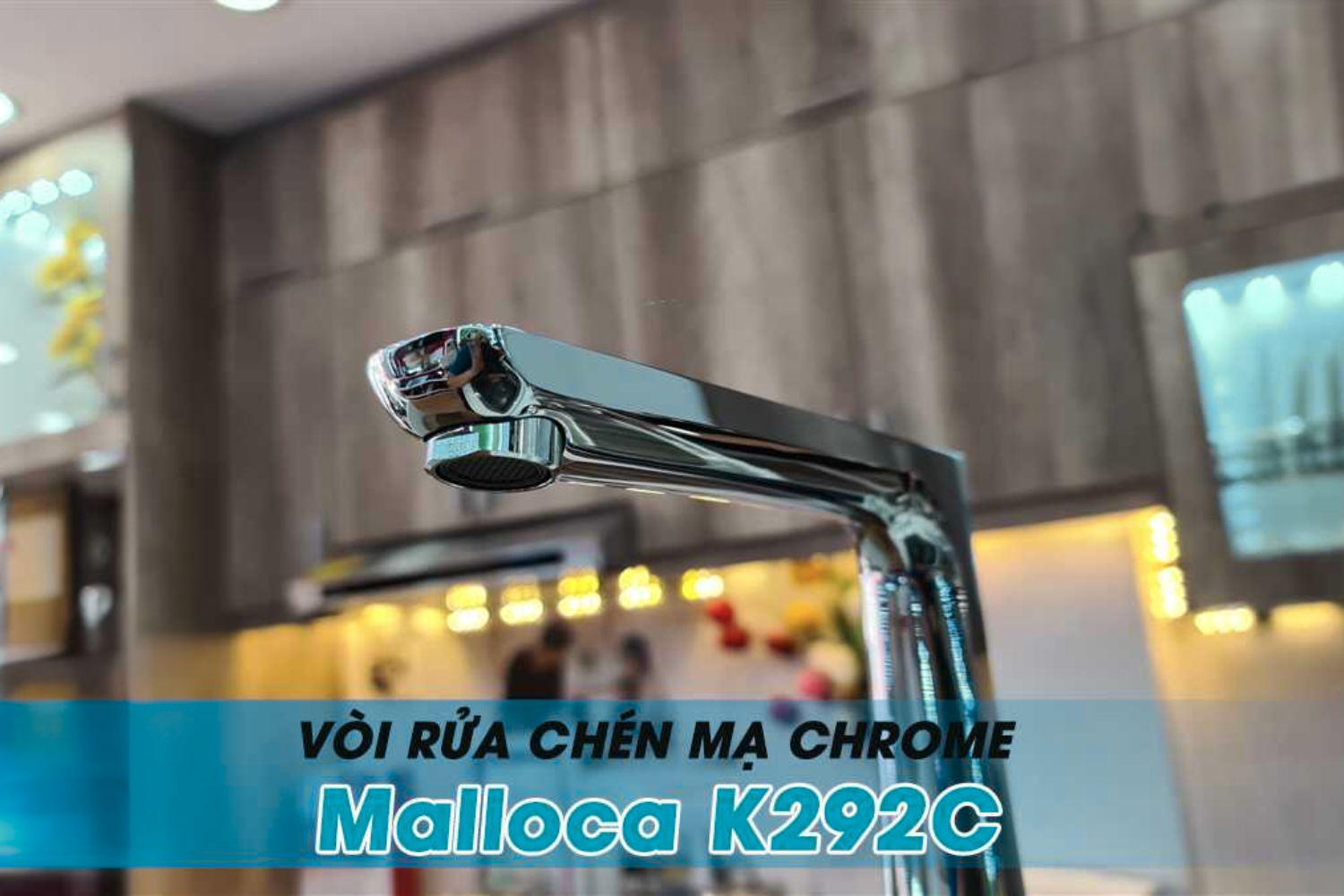 Vòi Rửa Bát Nóng Lạnh Malloca K292C | Đồng Thau Mạ Chrome