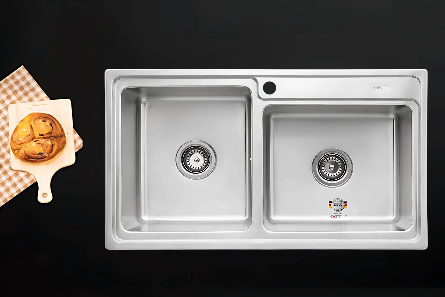 Trọn Bộ Chậu Rửa Bát Và Phụ Kiện Hafele HS20-SSN2S90L 567.20.586