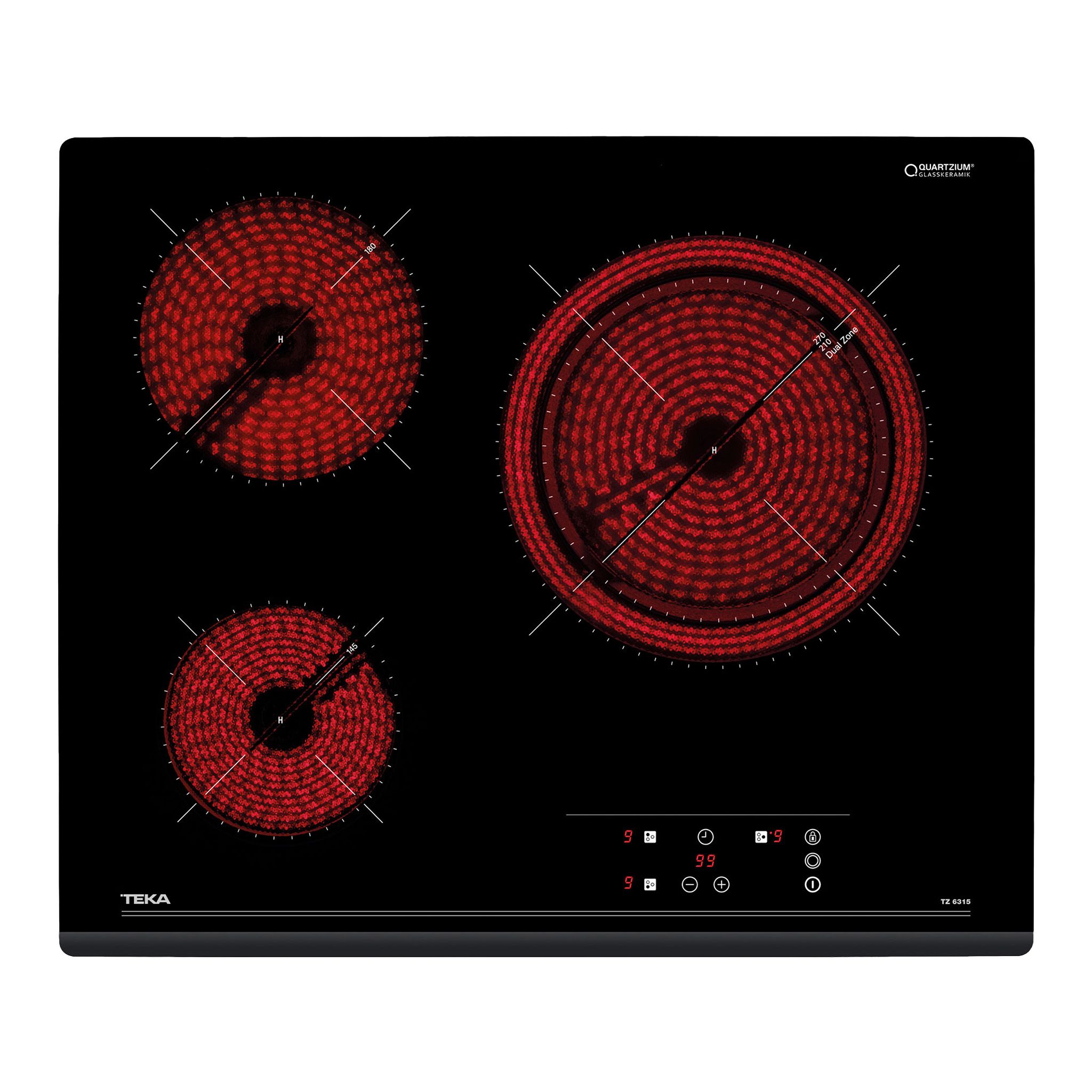 Bếp Điện Hồng Ngoại Teka TZ 6315 | Lắp Âm 3 Vùng Nấu