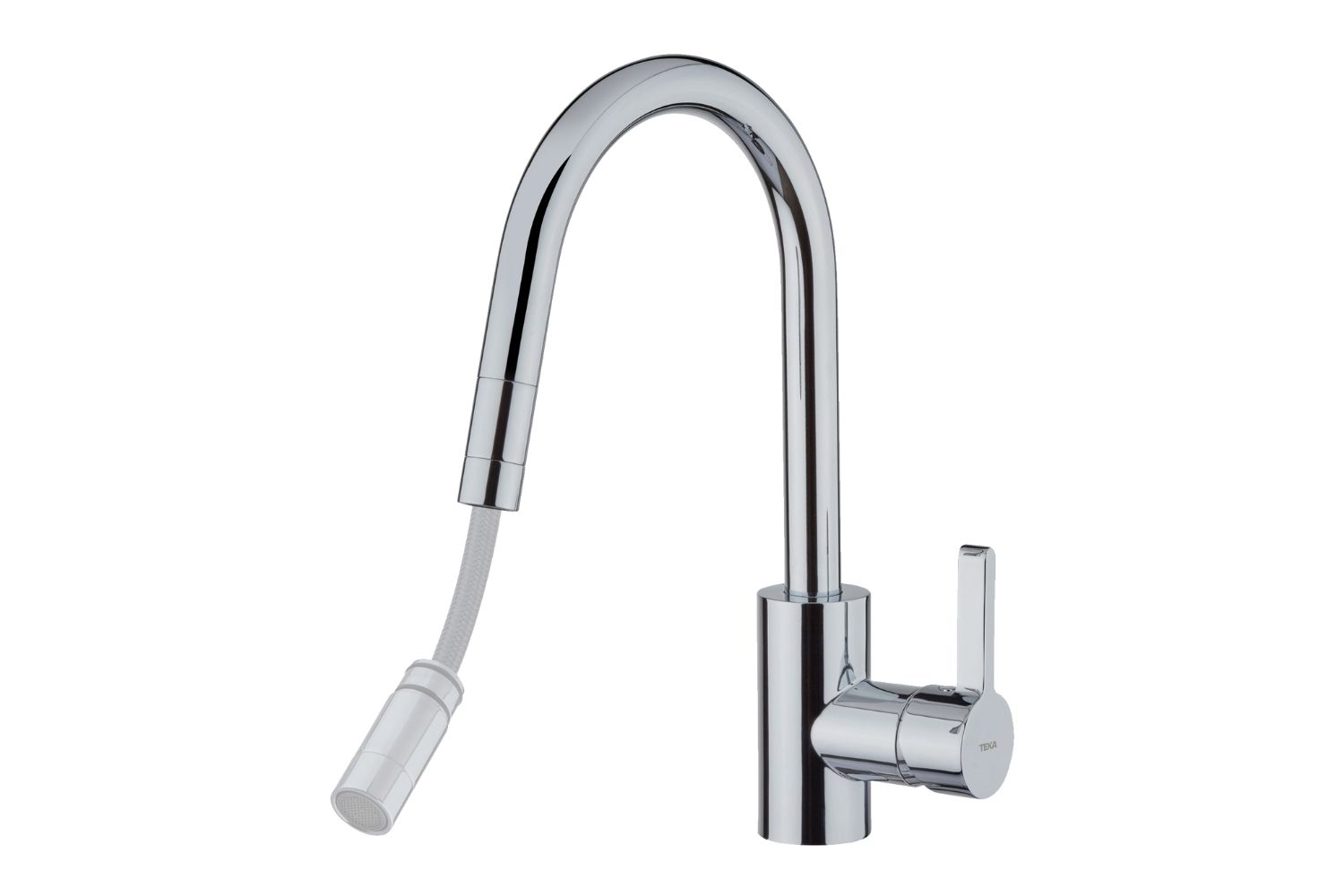 Vòi Rửa Bát Nóng Lạnh Dây Rút Teka MТP 938 116020000 | Đồng Thau Mạ Chrome