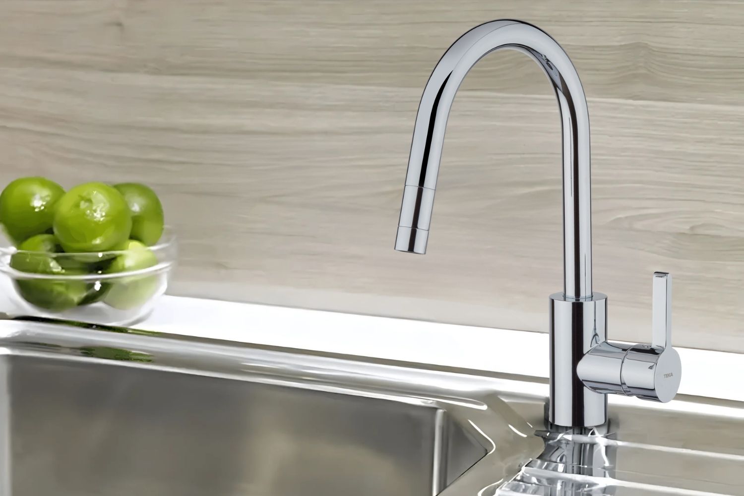 Vòi Rửa Bát Nóng Lạnh Dây Rút Teka MТP 938 116020000 | Đồng Thau Mạ Chrome