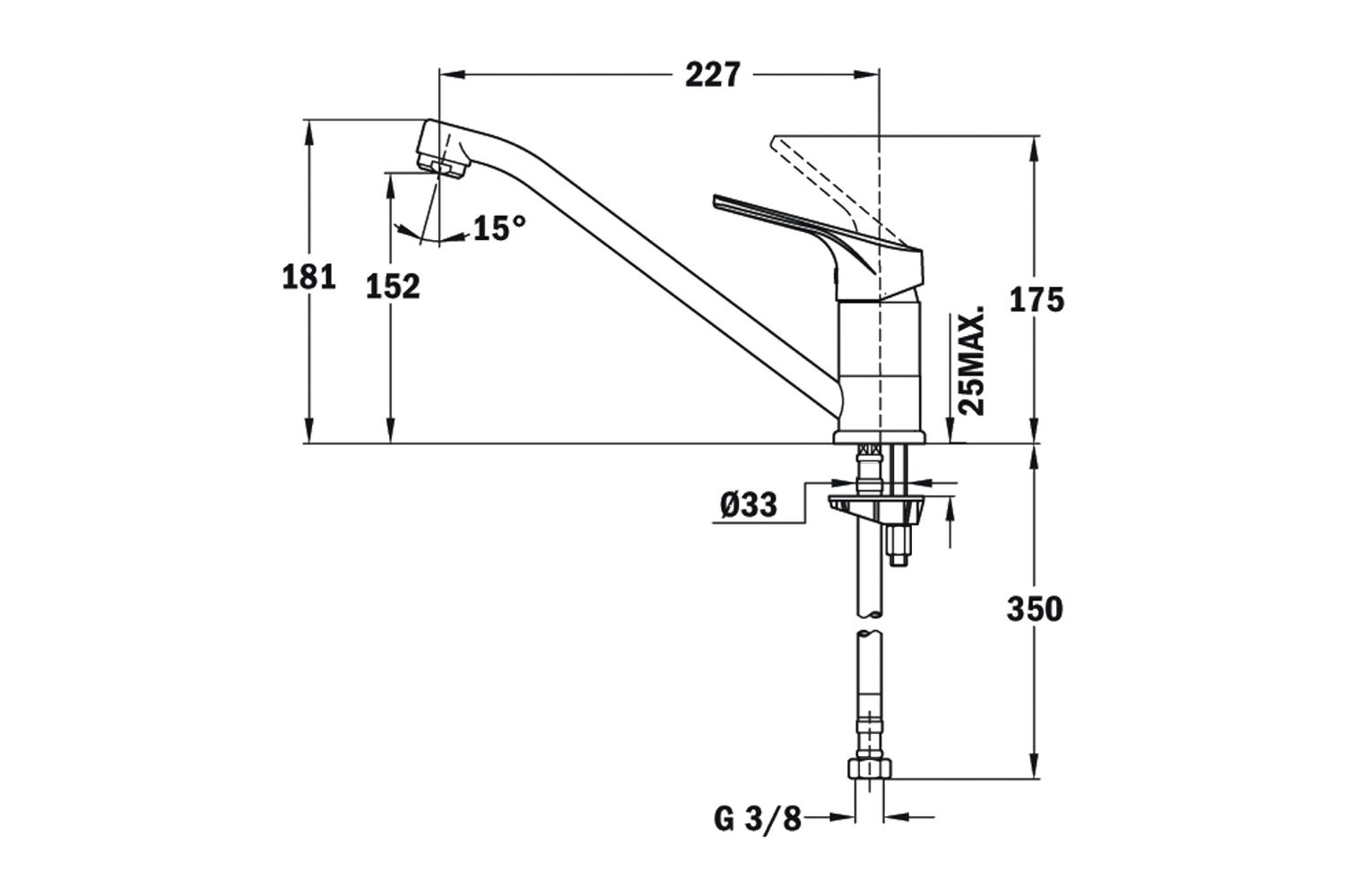 Vòi Rửa Bát Nóng Lạnh Teka MTР 913 469130210 | Đồng Thau Mạ Chrome