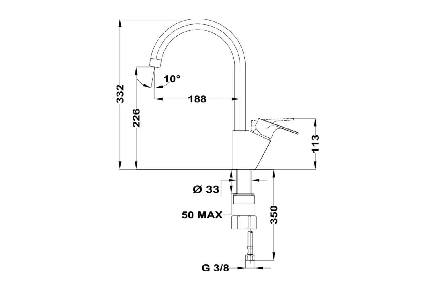 Vòi Rửa Bát Nóng Lạnh Teka MTP 995 116030001 | Đồng Thau Mạ Chrome