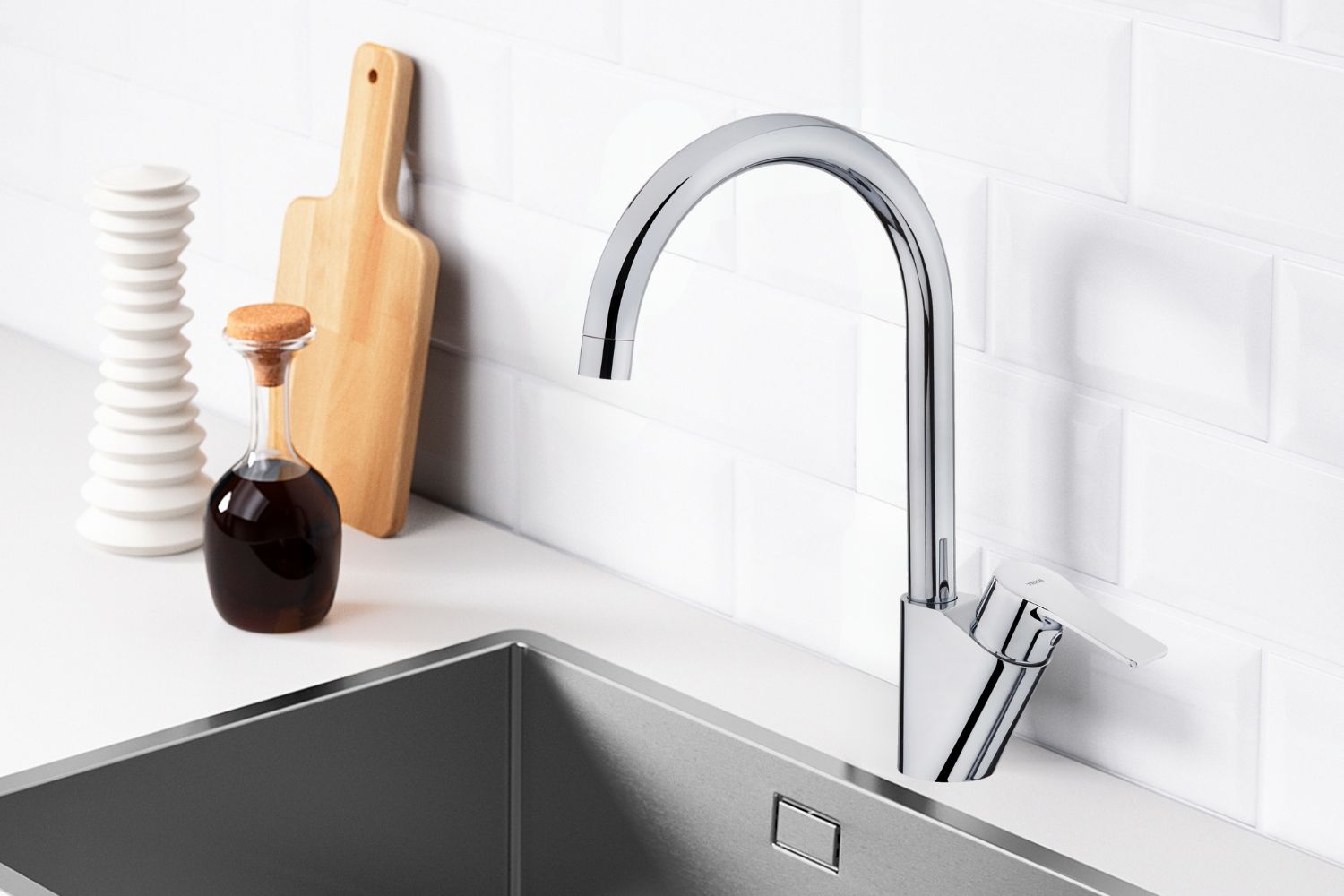 Vòi Rửa Bát Nóng Lạnh Teka MTP 995 116030001 | Đồng Thau Mạ Chrome