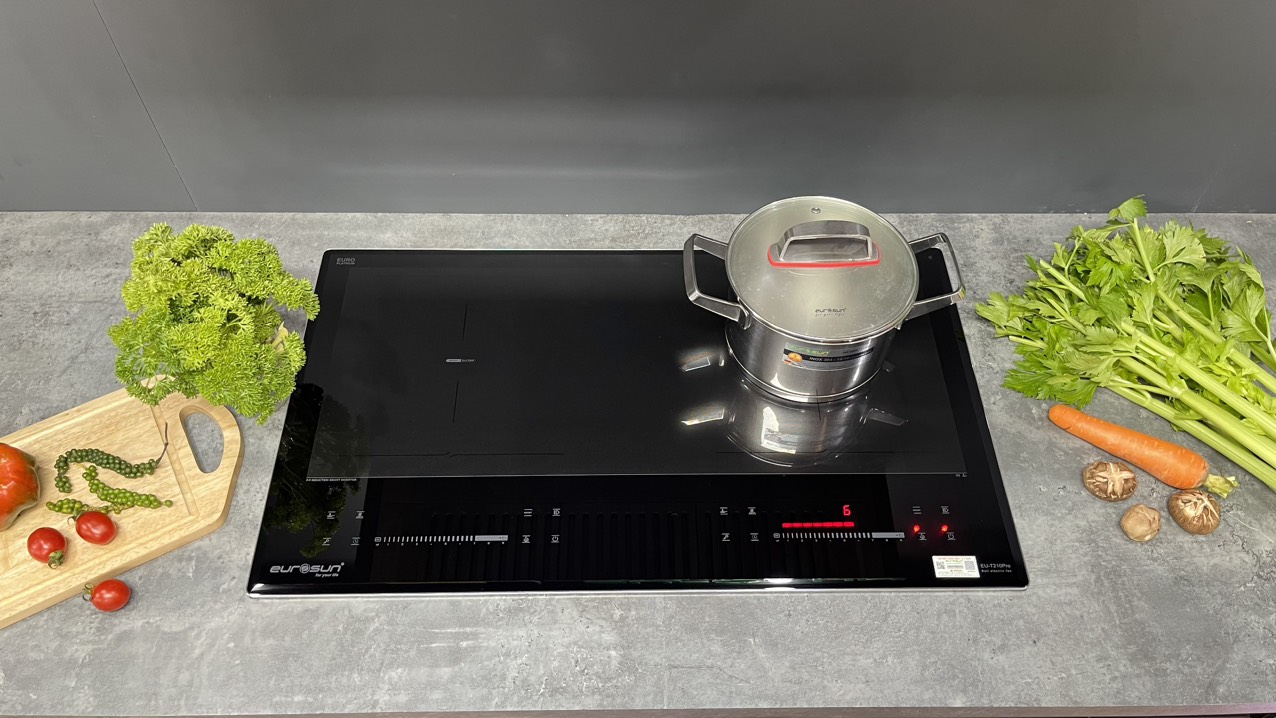 Bếp Từ Đôi Eurosun EU-T210Pro | Lắp Âm 2 Vùng Nấu