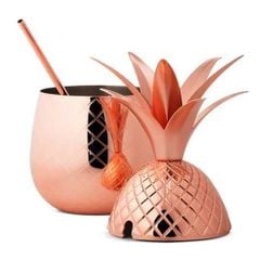 QUANTUM PRO-LY COCKTAIL 30OZ (PINEAPPLE COCKTAIL MUG, COPPER PLATED)_P049835