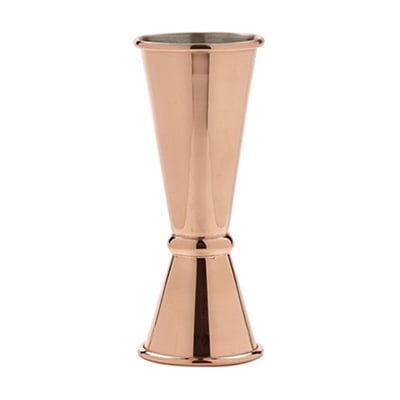 QUANTUM PRO-DỤNG CỤ ĐONG RƯỢU INOX MÀU ĐỒNG 30/50ML (DOUBLE JIGGER, COPPER PLATED)_P046261