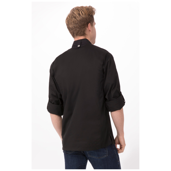 ÁO BẾP XS (HARTFORD CHEF COAT, BLACK)