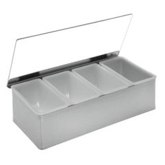 KHAY GIA VỊ INOX 4 NGĂN (CONDIMENT DISPENSER)