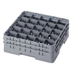 CAMBRO-KHAY NHỰA MÀU XÁM 50X50XH18.4CM (CAMRACK 25 COMPARTMENT)