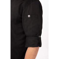 ÁO BẾP XS (HARTFORD CHEF COAT, BLACK)