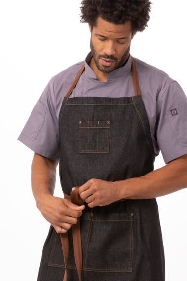TẠP DỀ (DENIM BIB APRON W/ADJ TIES)