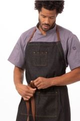 TẠP DỀ (DENIM BIB APRON W/ADJ TIES)