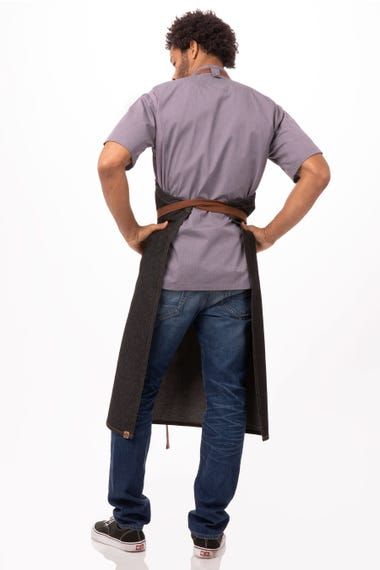 TẠP DỀ (DENIM BIB APRON W/ADJ TIES)