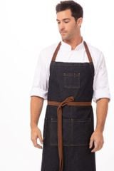 TẠP DỀ (DENIM BIB APRON W/ADJ TIES)