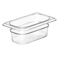 CAMBRO-KHAY NHỰA TRONG SUỐT 10.8X17.6X6.5CM (PC FOOD PAN GN 1/9)_P006791