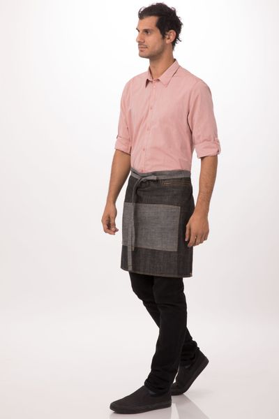 TẠP DỀ MÀU ĐEN (APRON DENIM)