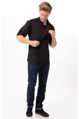 ÁO BẾP XS (HARTFORD CHEF COAT, BLACK)