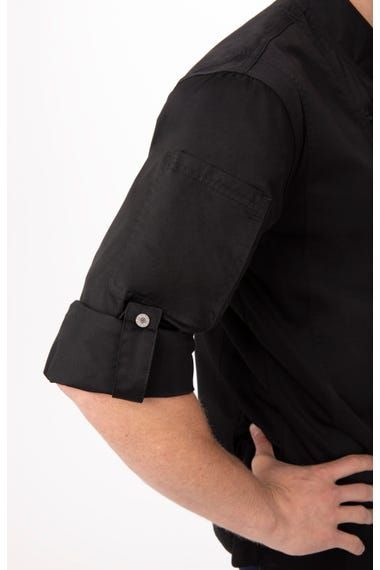 ÁO BẾP XS (HARTFORD CHEF COAT, BLACK)
