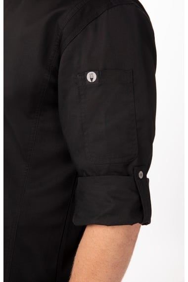 ÁO BẾP XS (HARTFORD CHEF COAT, BLACK)