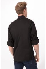 ÁO BẾP XS (HARTFORD CHEF COAT, BLACK)