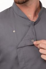 ÁO BẾP XL (LANSING CHEF COAT, GREY)