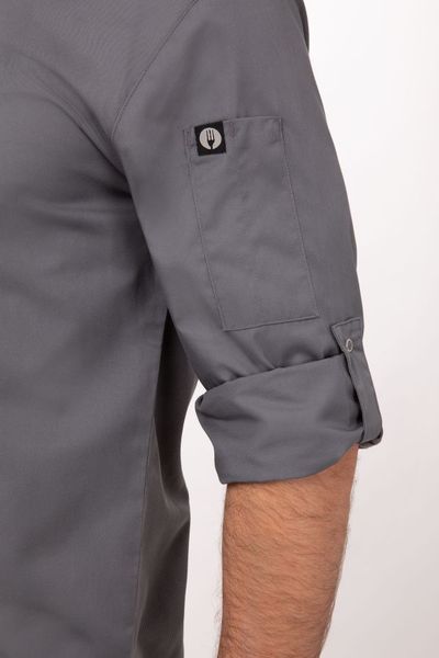 ÁO BẾP XS (LANSING CHEF COAT, GREY)