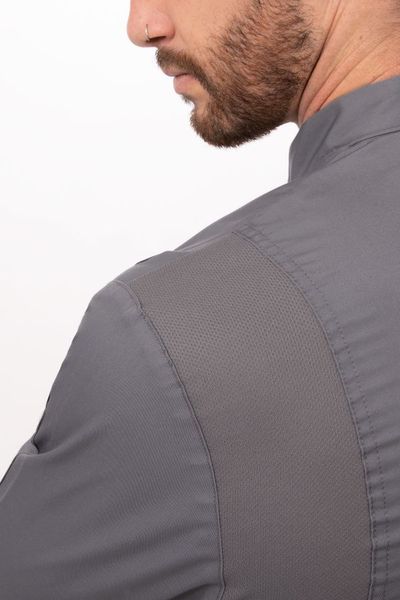 ÁO BẾP XS (LANSING CHEF COAT, GREY)