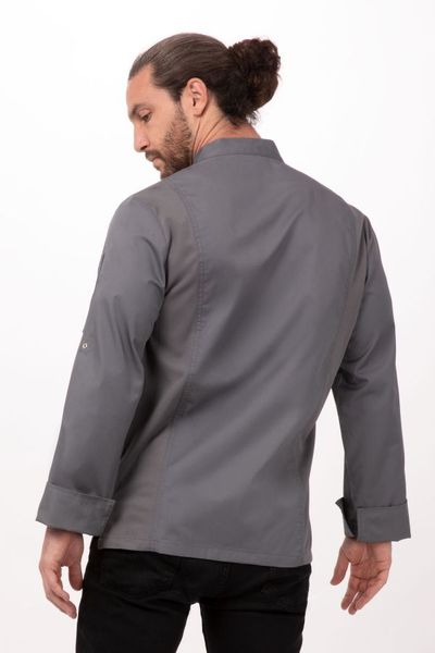 ÁO BẾP XS (LANSING CHEF COAT, GREY)