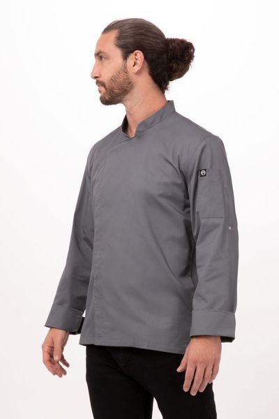 ÁO BẾP XS (LANSING CHEF COAT, GREY)