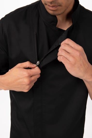 ÁO BẾP S (SPRINGFIELD CHEF COAT, BLACK)