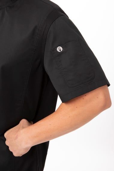 ÁO BẾP S (SPRINGFIELD CHEF COAT, BLACK)