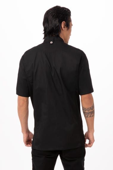 ÁO BẾP S (SPRINGFIELD CHEF COAT, BLACK)