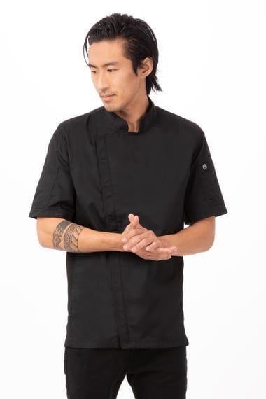 ÁO BẾP S (SPRINGFIELD CHEF COAT, BLACK)