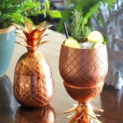 QUANTUM PRO-LY COCKTAIL 30OZ (PINEAPPLE COCKTAIL MUG, COPPER PLATED)