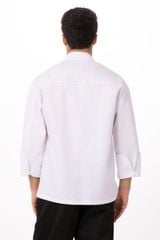 ÁO BẾP 44 (LYON EXECUTIVE POLY/COTTON CHEF COAT, WHITE)