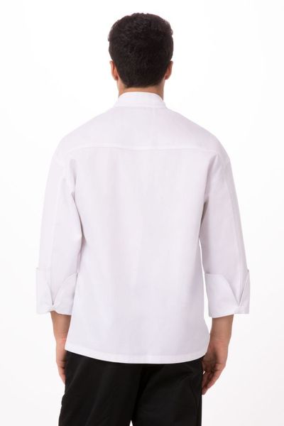 ÁO BẾP 42 (LYON EXECUTIVE POLY/COTTON CHEF COAT, WHITE)