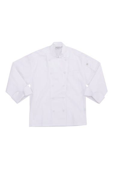 ÁO BẾP 44 (LYON EXECUTIVE POLY/COTTON CHEF COAT, WHITE)