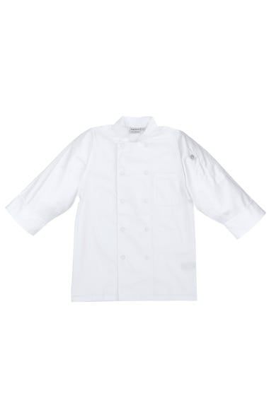 ÁO BẾP L (CHEF COAT 3/4 SLEEVE BASIC, WHITE)