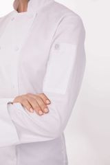 ÁO BẾP XL (SOPHIA WOMEN'S COAT, WHITE)