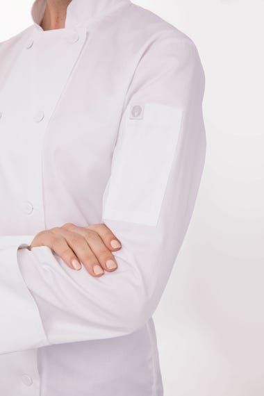 ÁO BẾP S (SOPHIA WOMEN'S COAT, WHITE)