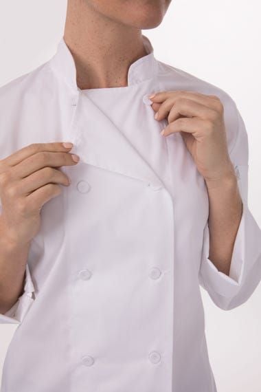 ÁO BẾP L (SOPHIA WOMEN'S COAT, WHITE)