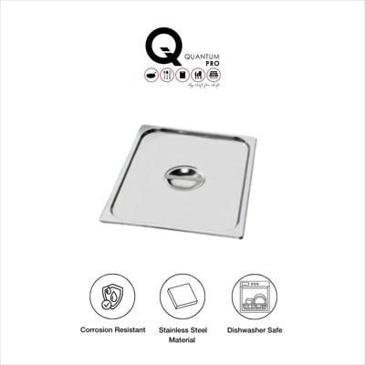 QUANTUM PRO-NẮP KHAY INOX 265X162MM (GN LID SS 1/4)_P009040