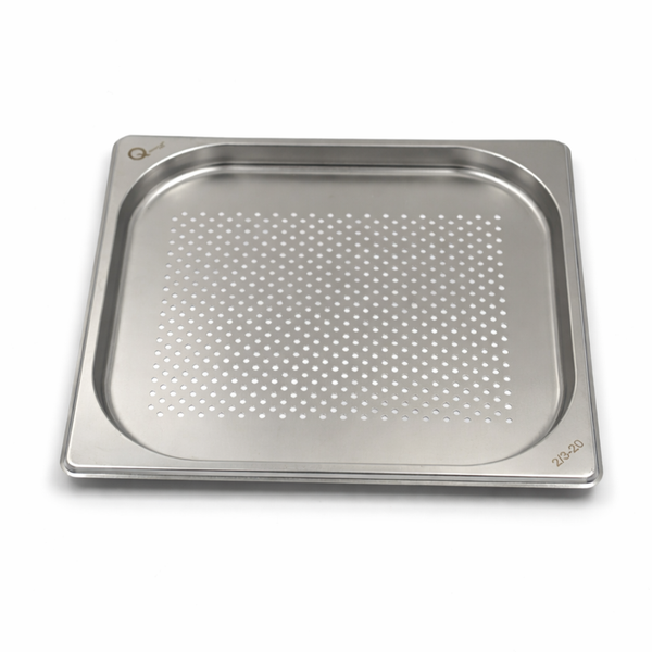 QUANTUM PRO-KHAY INOX CÓ LỖ 353X325X20MM (GN 2/3 20MM SS PERFO)