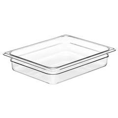 CAMBRO-KHAY NHỰA TRONG SUỐT 26.5X32.5X6.5CM (PC FOOD PAN GN 1/2)_P006786
