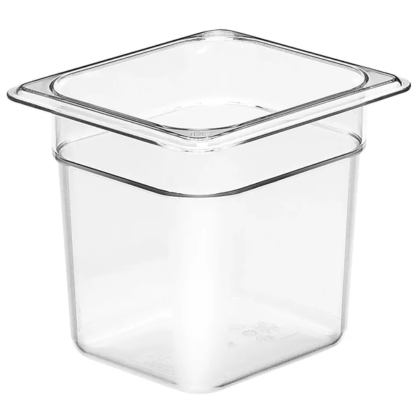 CAMBRO-KHAY NHỰA TRONG SUỐT 16.2X17.6X15CM (PC FOOD PAN GN 1/6)_P006790