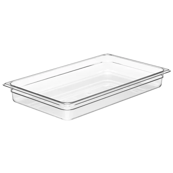 CAMBRO-KHAY NHỰA MÀU TRONG (FOOD PAN 1/3)