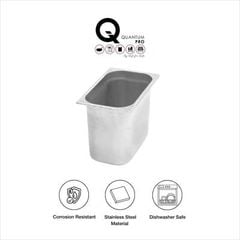 QUANTUM PRO-KHAY INOX 265X162X200MM (GN CONTAINER 1/4 200MM SS)